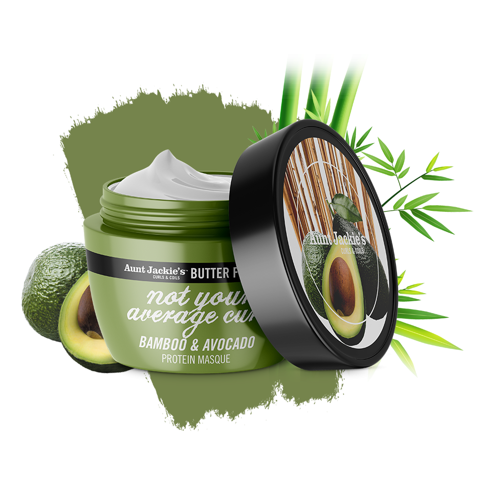 Aunt Jackie's Butter Fusions Not Your Average Curl Protein Masque 227gr Online salg