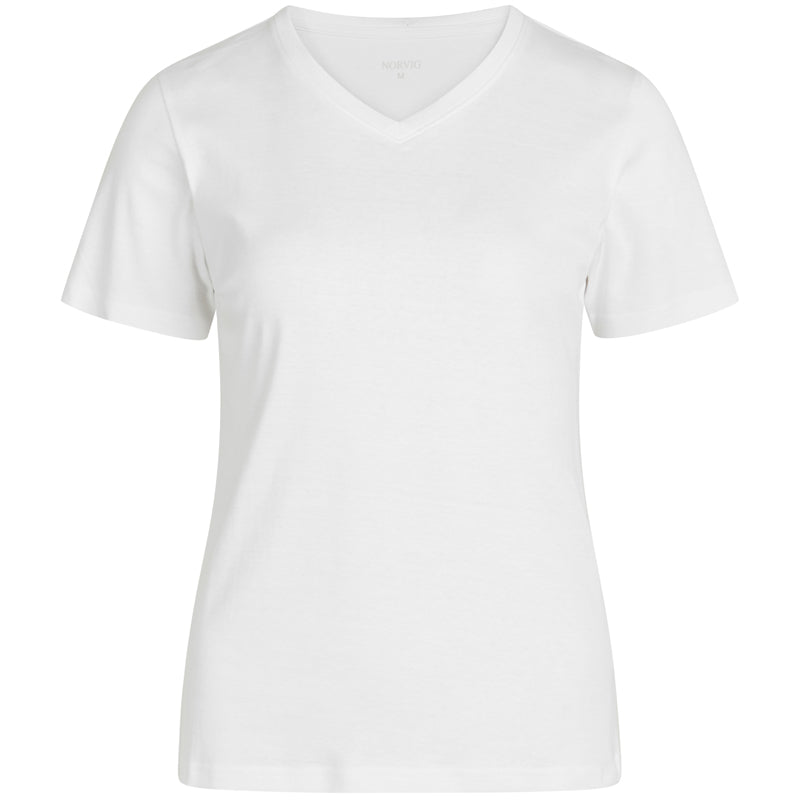 Norvig Ladies V-Neck t-shirt, hvid Online