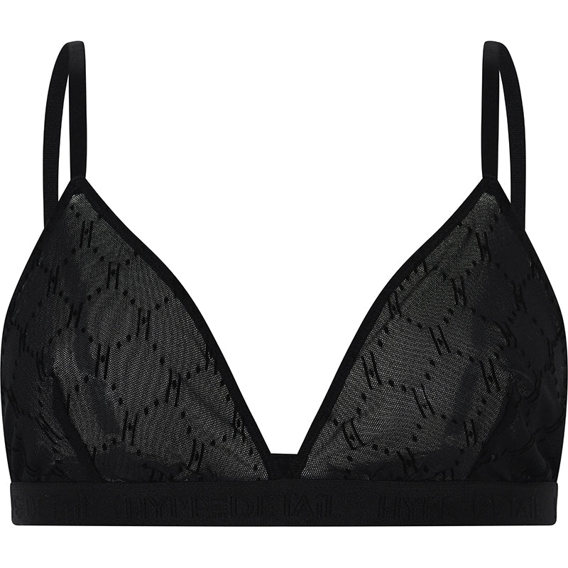 Hype The Detail Mesh bralette BH, sort