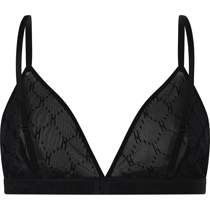 Hype The Detail Mesh bralette BH, sort