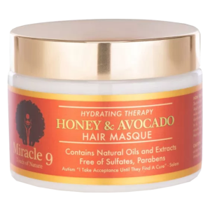 Miracle 9 Hydrating Therapy Honey & Avocado Hair Masque 12oz