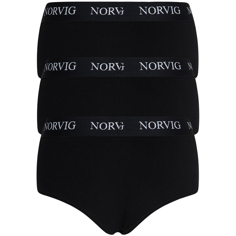 Norvig 3-Pack hipster trusse, sort