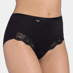 Sloggi Romance maxi trusse, sort Rabat