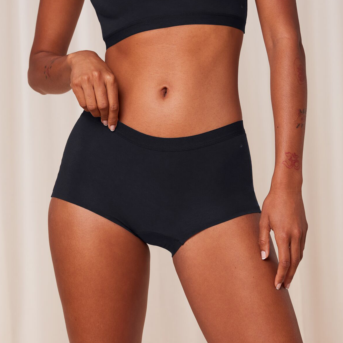 Triumph smart natural boyshort trusse, sort