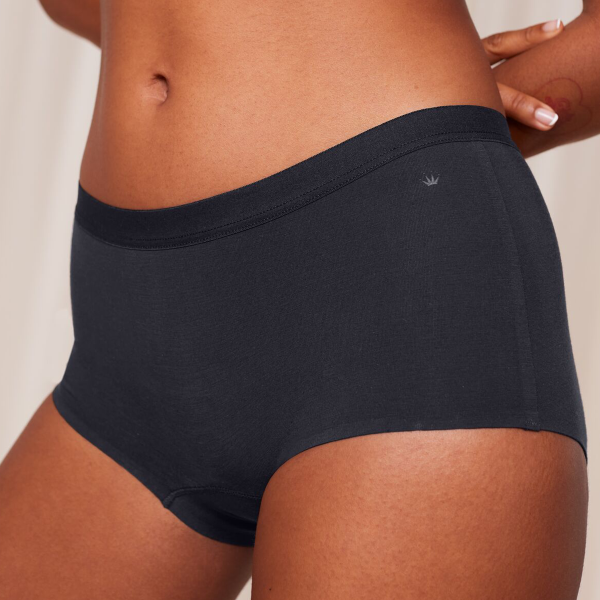 Triumph smart natural boyshort trusse, sort